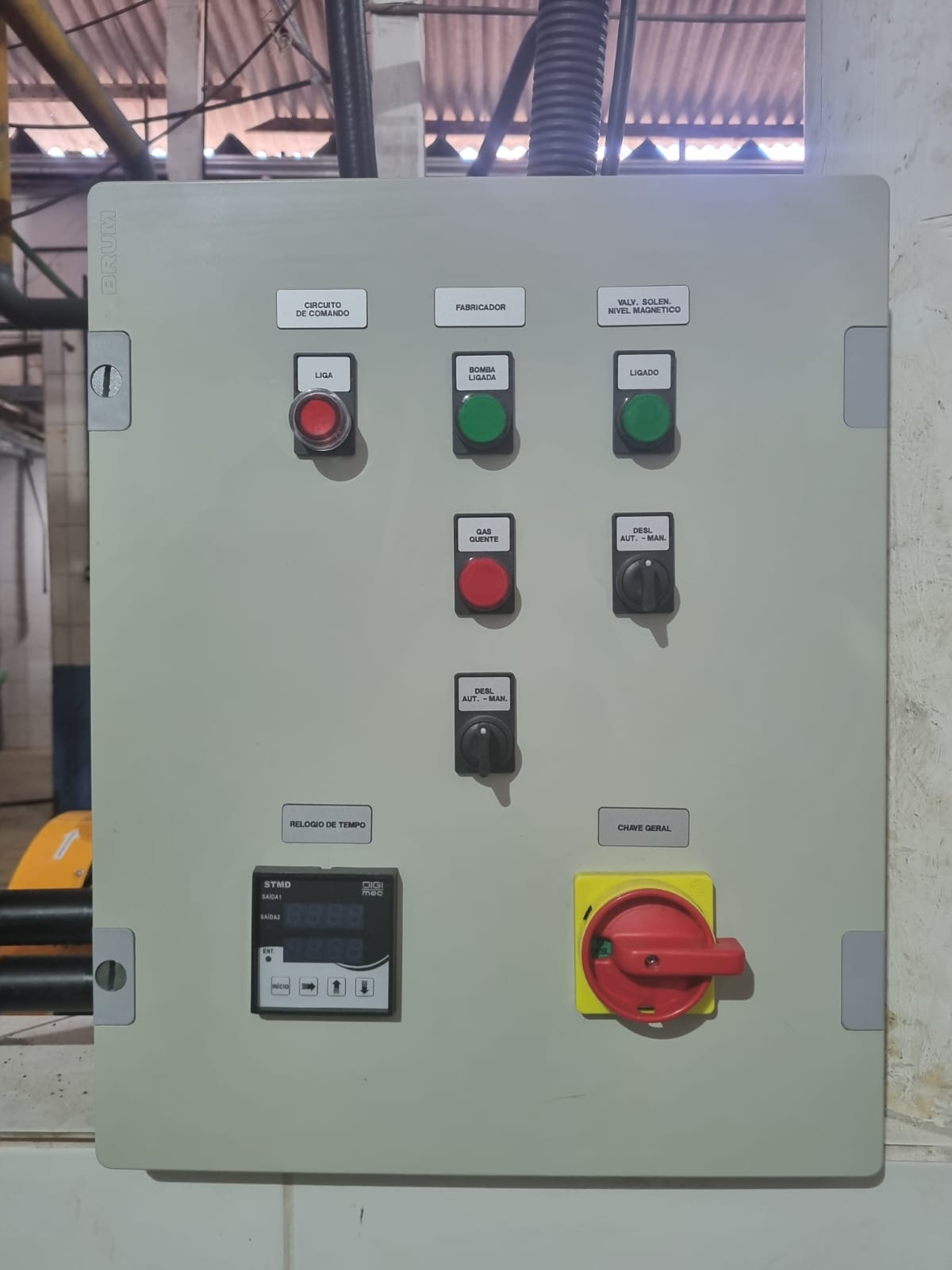 Painel de Controle Compacto